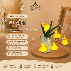 đèn LED hình vịt vàng